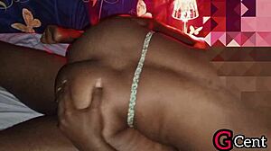 I-I watch the masseuse ride big black cock in her tight pussy, oh god!