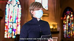 Sinful Nun Gets Blessed With Intense Cum In Mouth