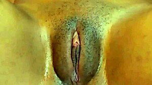 A cute Jamaican girl rubs her fat cameltoe while enjoying herself