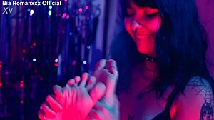 Tiny Latina Feet Worshipped With Licking Sucking Tickling And Domination