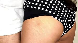 indian stepmom in saree gets rough pounding by stepson