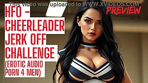 Cheerleader Audio Porn Guides You to Intense Cum Contest