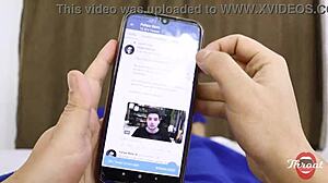 Blonde with big tits deepthroats cock and swallows cum.