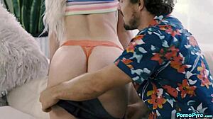 Stepbro Robby Echo Licks Sister Dixie Lynn’s Hairless Pussy Wild!