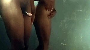 My ebony babe takes it hard with that tight ass in wild action.