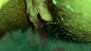 this latina's big clit pulses from teasing her hairy pussy