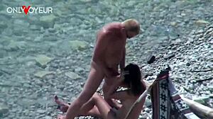 Beach Voyeur Slut Wife Gives Intense Head And Gets Fucked Publicly
