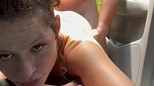 This pregnant hooker needs a stiff ride