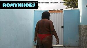 full of horniness fucking in the backyard in the skin