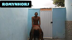 full of horniness fucking in the backyard in the skin