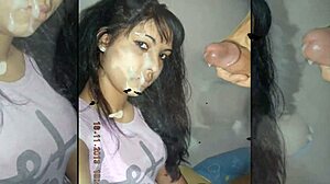 Nansi gypsy fantasy clip with intense cumshot tribute