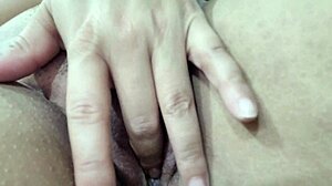 Latina amateur shows big ass while cumming for Flavio