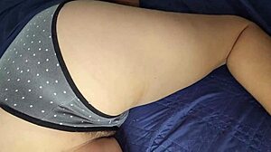 teacher inspects his student's tight hairy pussy in pov. her fat beaver gets a close look.