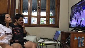 Let Me Watch the Game, Woman, I Can't Stand It Anymore - Subtitled in Spanish