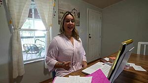 does my hot step-mom want to use my big cock for her video?