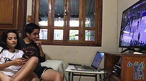 Let Me Watch the Game, Woman, I Can't Stand It Anymore - Subtitled in Spanish