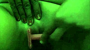 Amateur performs muff diving and licks pussy clean