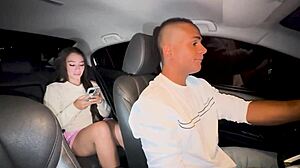 uber driver fucks daniela andrea's tight pussy
