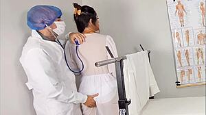 I watched my bride get fucked by the gynecologist, so humiliating.