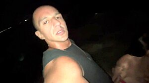 first time on beach with friends in rio de janeiro