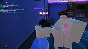 Getting fucked by a roblox pornstar in blowjob session