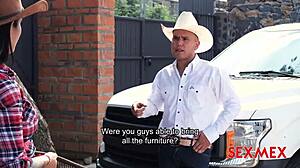 Salomé Gil rides in cowgirl revenge on sexmex