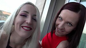 A thrilling threesome experience for this German wife