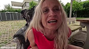 horny guy masturbates alone in scorching summer heat