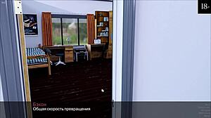 I'm playing, mommy in bikini masturbates to monster cock cum on ass.