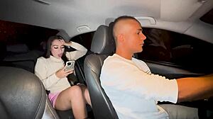 uber driver fucks daniela andrea's tight pussy