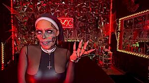 Damn! Sinister Nun Delivers Wild JOI Straight from Hell’s Depths