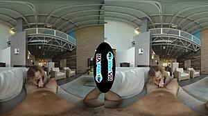 Wetvr Allie Addison fucks horny landlord to pay rent in VR 😏