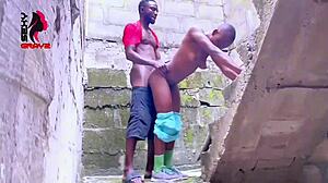 She teased with ass, enticing neighbor for sex