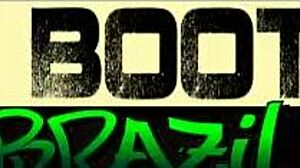 laura santos brazilian with big ass in booty scene