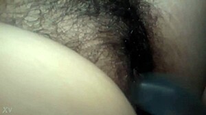 Pounding My Wet Vagina With A Thick Dildo