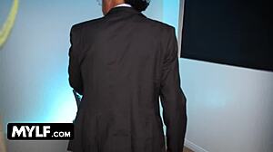 Mylf Hot Mylf Seduces Detectives With Tight Body And Gets Spit Roasted In Interrogation Room Basic Instinct Parody