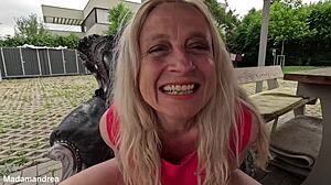 horny guy masturbates alone in scorching summer heat