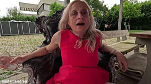 horny guy masturbates alone in scorching summer heat