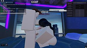 Getting fucked by a hot girl from Roblox, damn hot