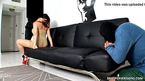 Cuckoldress bull and cuckold humiliation