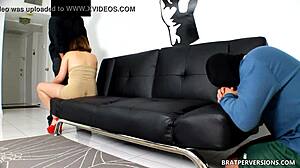 Cuckoldress bull and cuckold humiliation