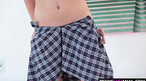 Petite Honey Avi Love Takes Huge Cock in Tight Ass to Stay Virgin