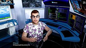 I'm playing, mommy in bikini masturbates to monster cock cum on ass.