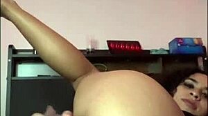 Horny Latina Stretches And Masturbates On Bed