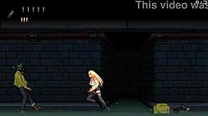 p c gangbang starts wild with blonde group