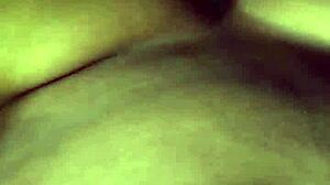 sweet sex in the midnight with wet pussy and big black cock