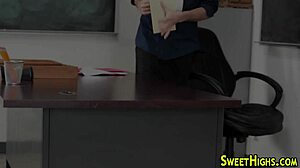 redheaded teen sucks and rides with skill