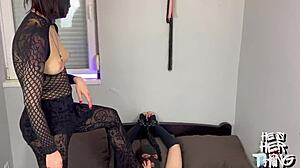 obey her commands for strapon punishment now, okay?