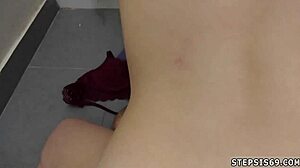 Teen squirts and cums in stepbrother's hardcore obsession