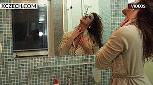 Hot mom from the series 'Milf sexy mom in the shower with her dildo'
